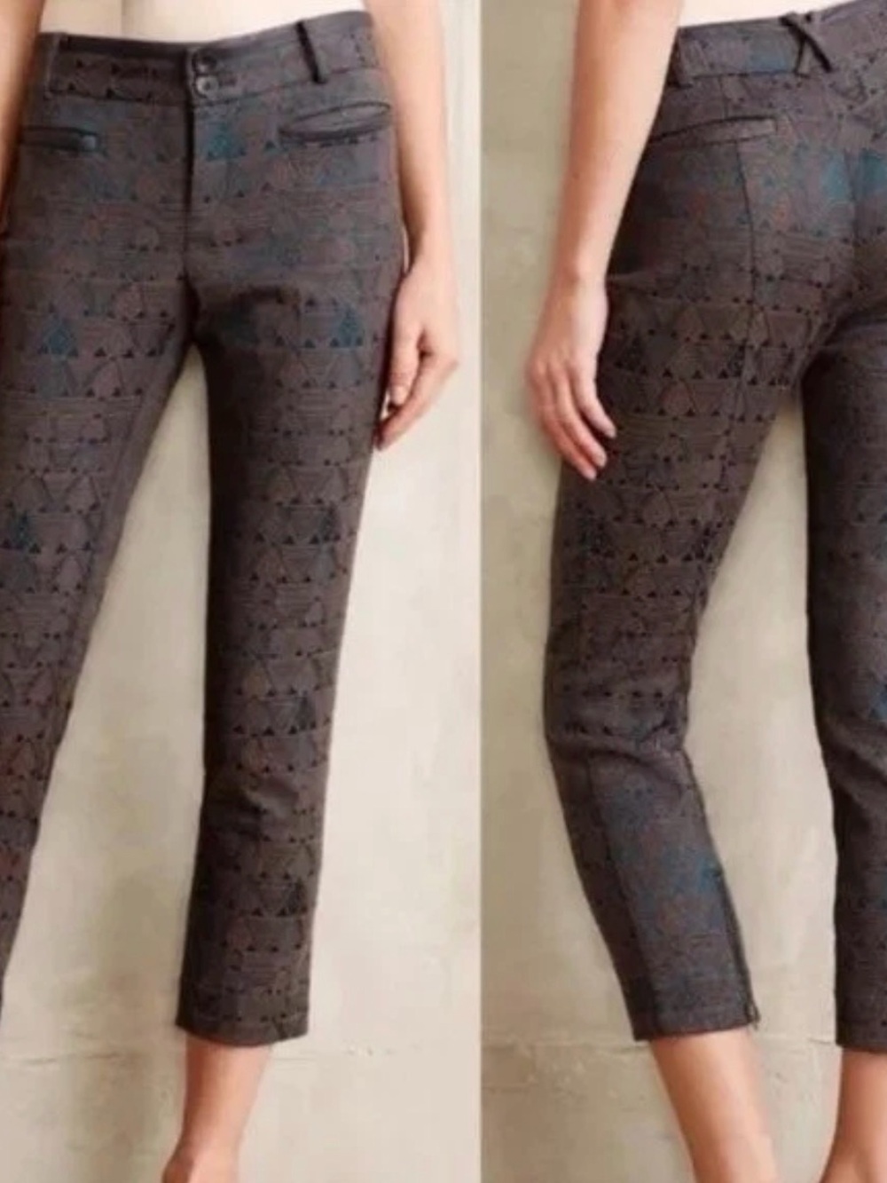 Like new Anthropologie Cartonnier Charlie Ankle Pants Women’s Size 2